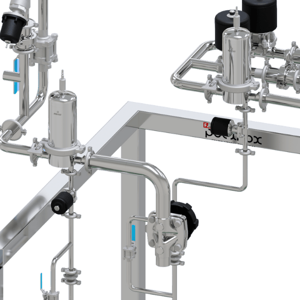 فیلتر بخار نحوه نصب و پایپینگ