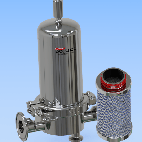 فیلتر استریل بخار و کارتریج متخلخل استیل sintred