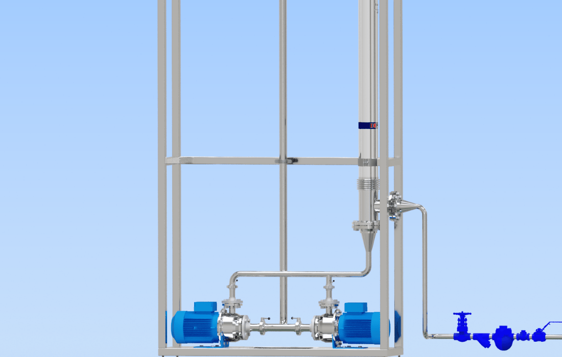 پمپ روی اسکید