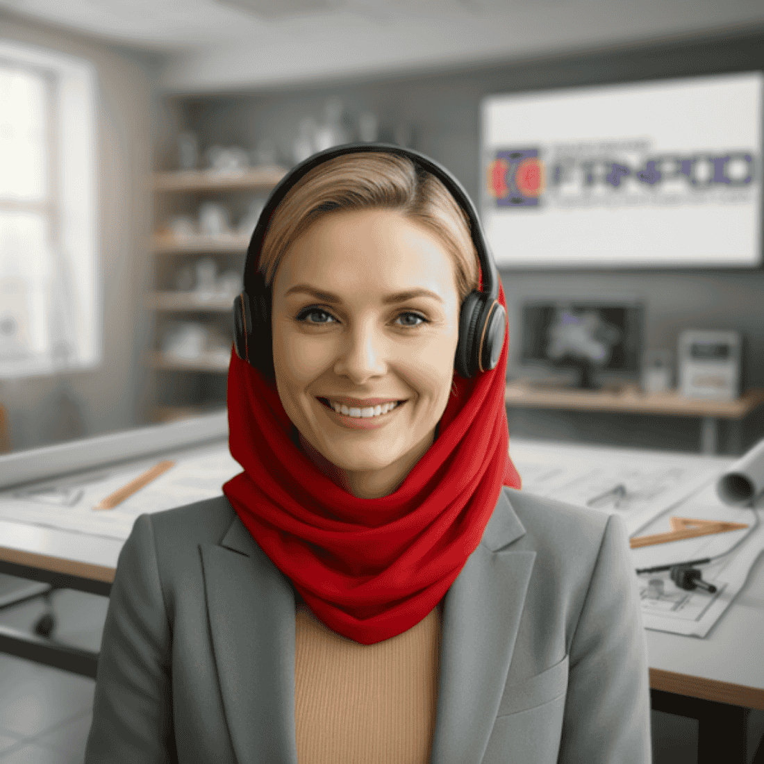 contact us SMILLING LADY