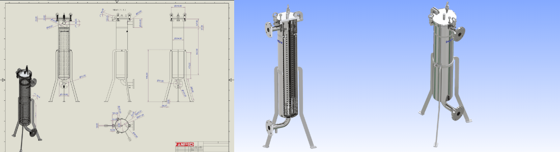 فیلتر کیسه ای استنلس استیل