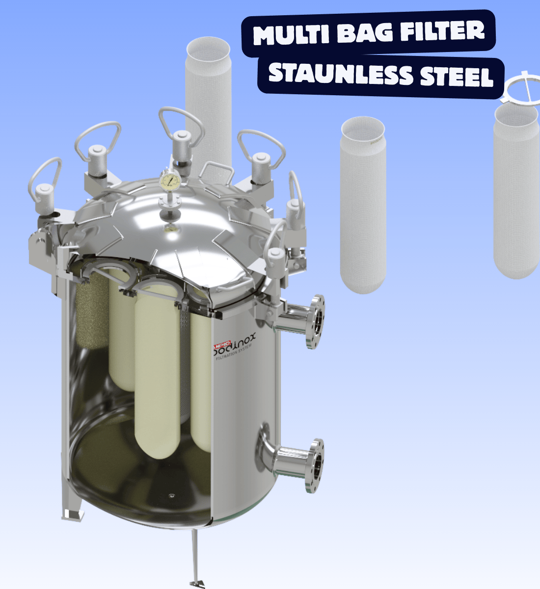 فیلتر استیل چند کیسه ای