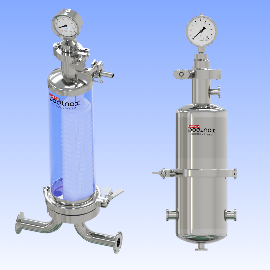 فیلتر استیل استریل مایعات