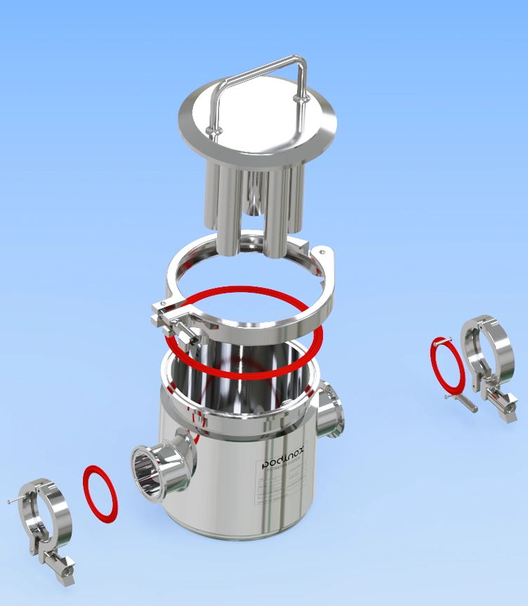 فیلتر مگنت مایعات-نقشه انفجاری