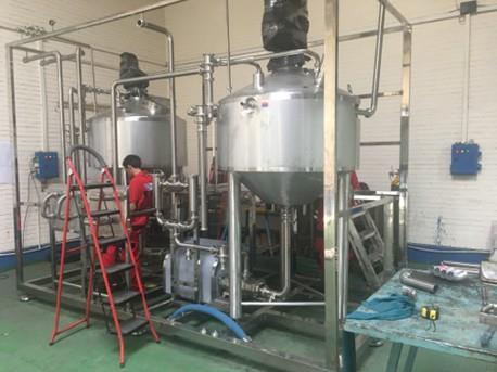 BEL CREAMING TANKS SKID