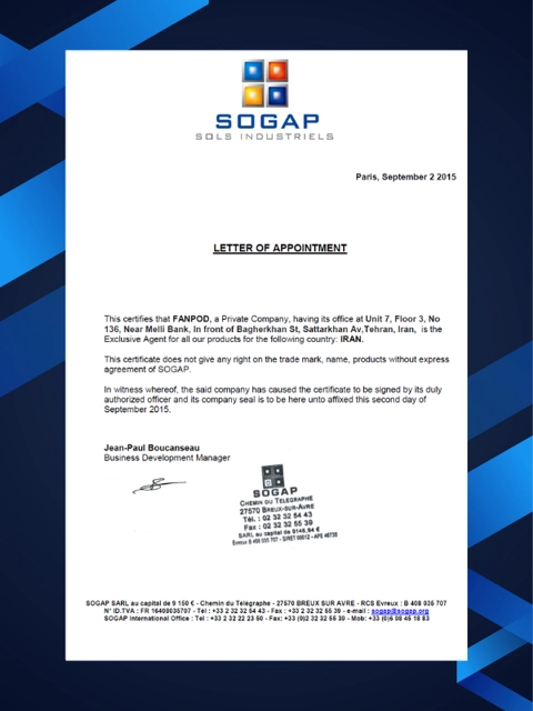 Fanpod Authorization letter-Sogap