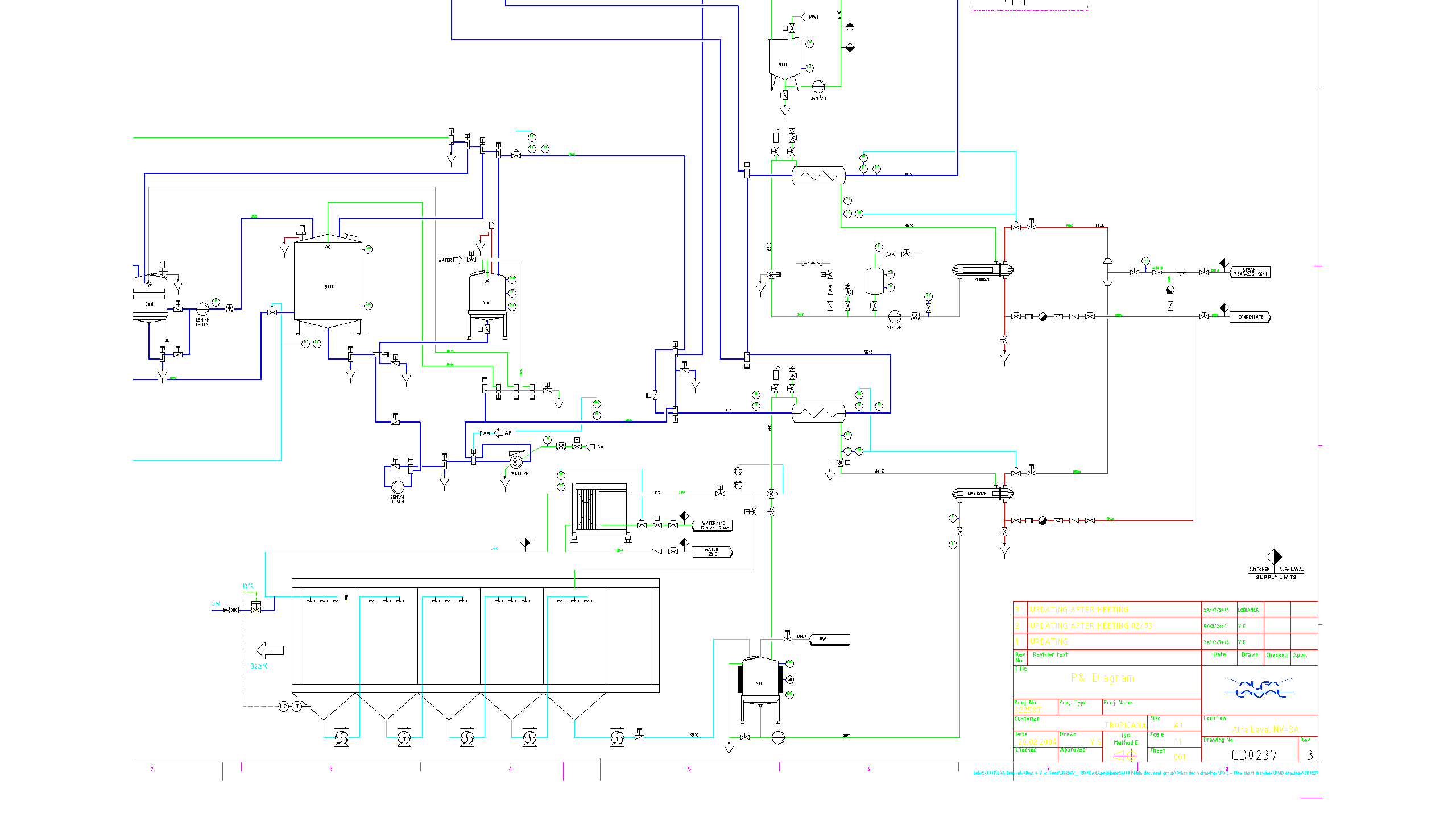ALFA LAVAL SAMPLE PID DRAWING