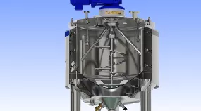 mixing tank with heating jacket